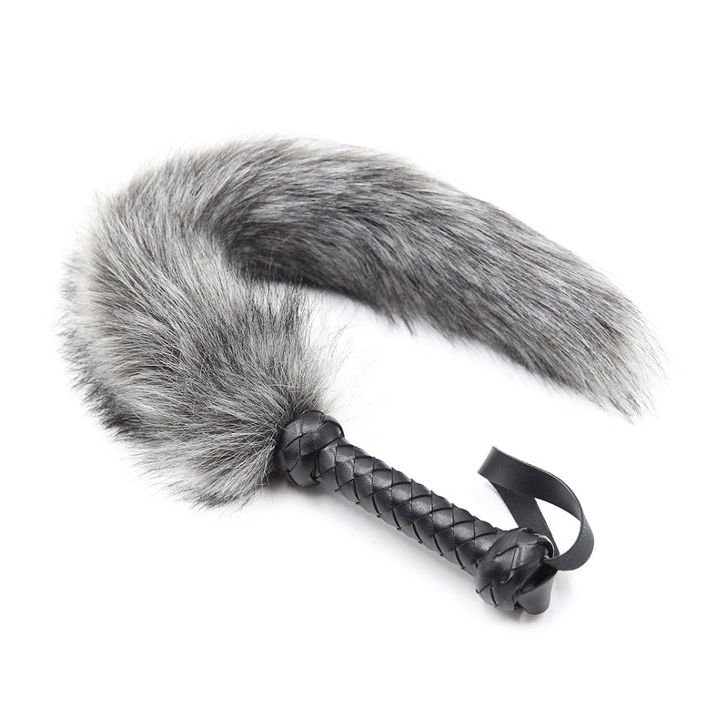 Smart Moves - Vossenstaart Flogger - 62cm - Grijs-laced-up.nl