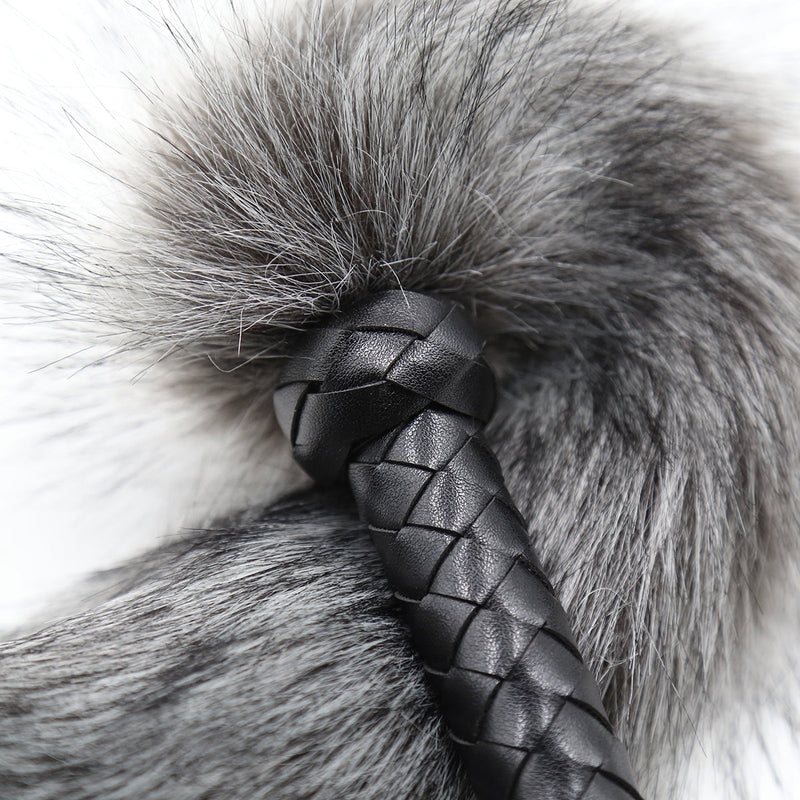 Smart Moves - Vossenstaart Flogger - 62cm - Grijs-laced-up.nl