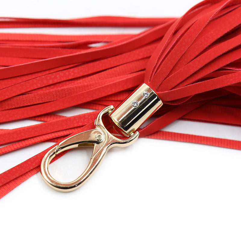 Smart Moves - Flogger con mosquetón - 32 cm - Rojo