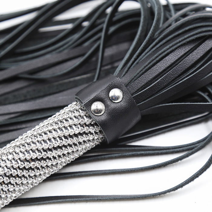 Smart Moves - Bling Flogger 51cm Black-Erotiekvoordeel.nl