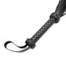 Smart Moves - Flogger - PU Leer - Gevlochten Handvat - 65 cm - Zwart-Erotiekvoordeel.nl