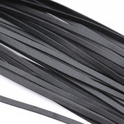 Smart Moves - Flogger - Gevlochten Handvat - PU Leer - 49 cm - Zwart-laced-up.nl