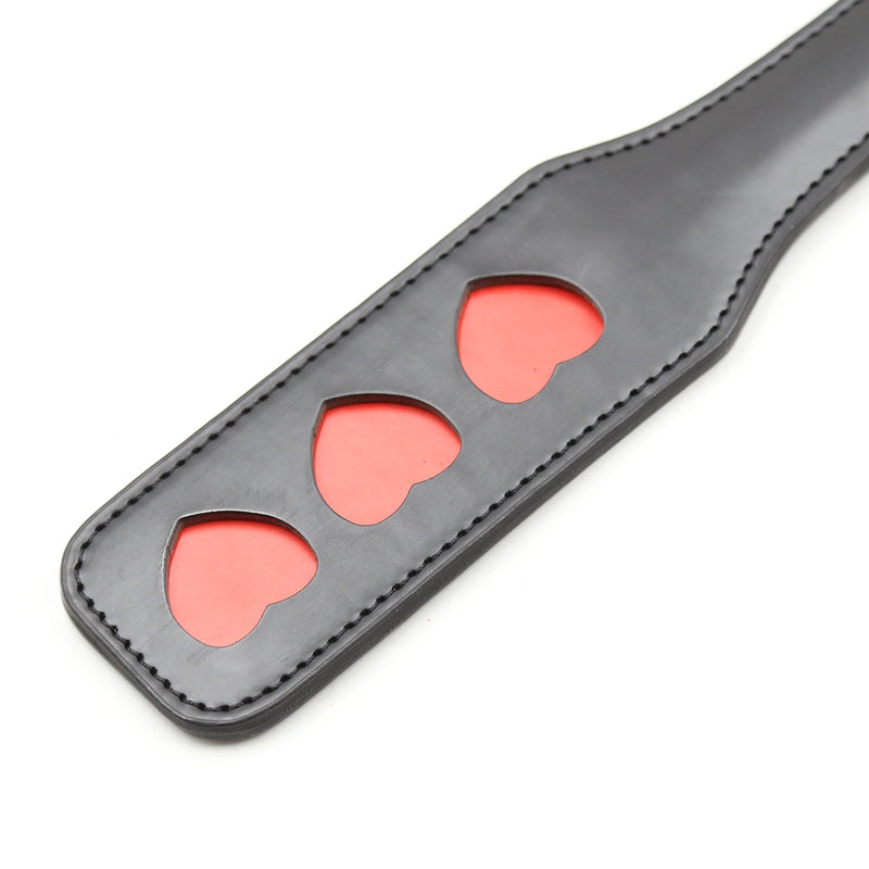 Smart Moves - Heart Paddle - 32 cm - Zwart/Rood