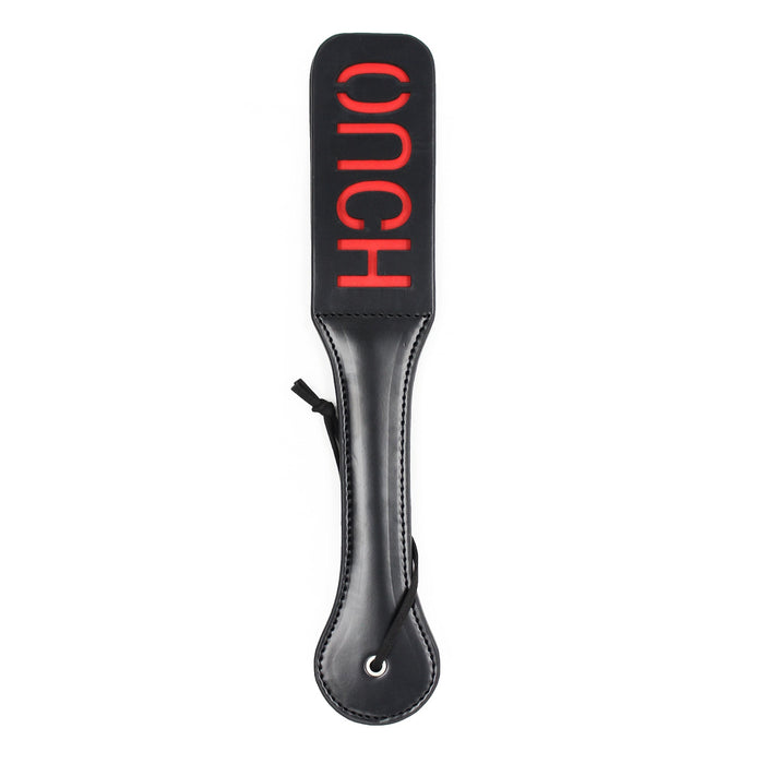 Smart Moves - OUCH Dubbellaagse Paddle - 32 cm - Zwart/Rood