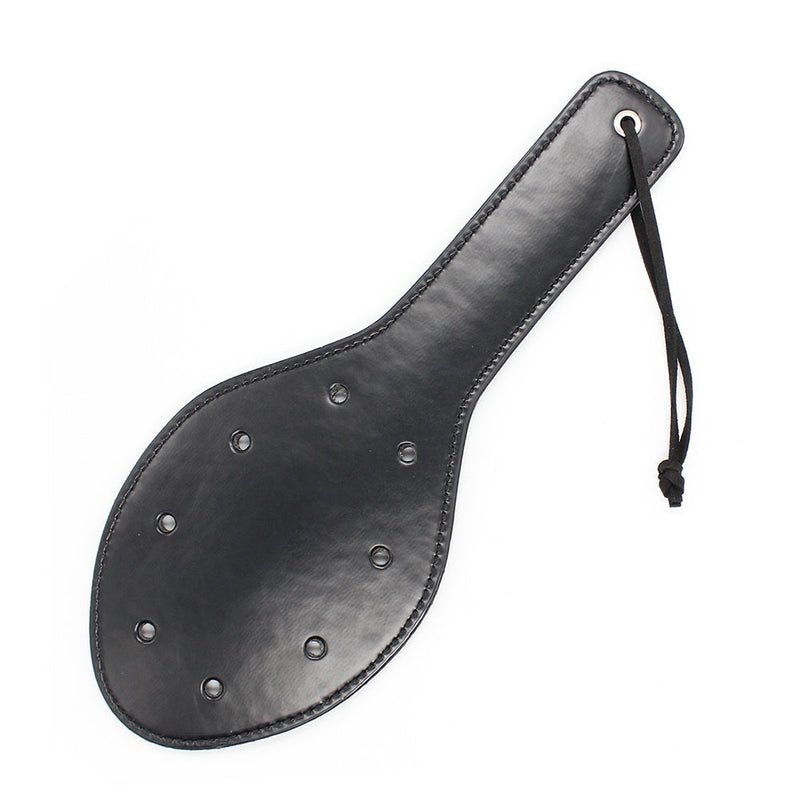 Smart Moves - Ovalen Paddle met Studs - 30 cm - Zwart-laced-up.nl