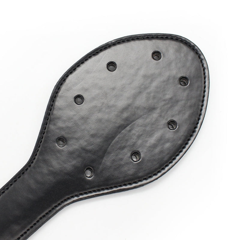 Smart Moves - Ovalen Paddle met Studs - 30 cm - Zwart-laced-up.nl