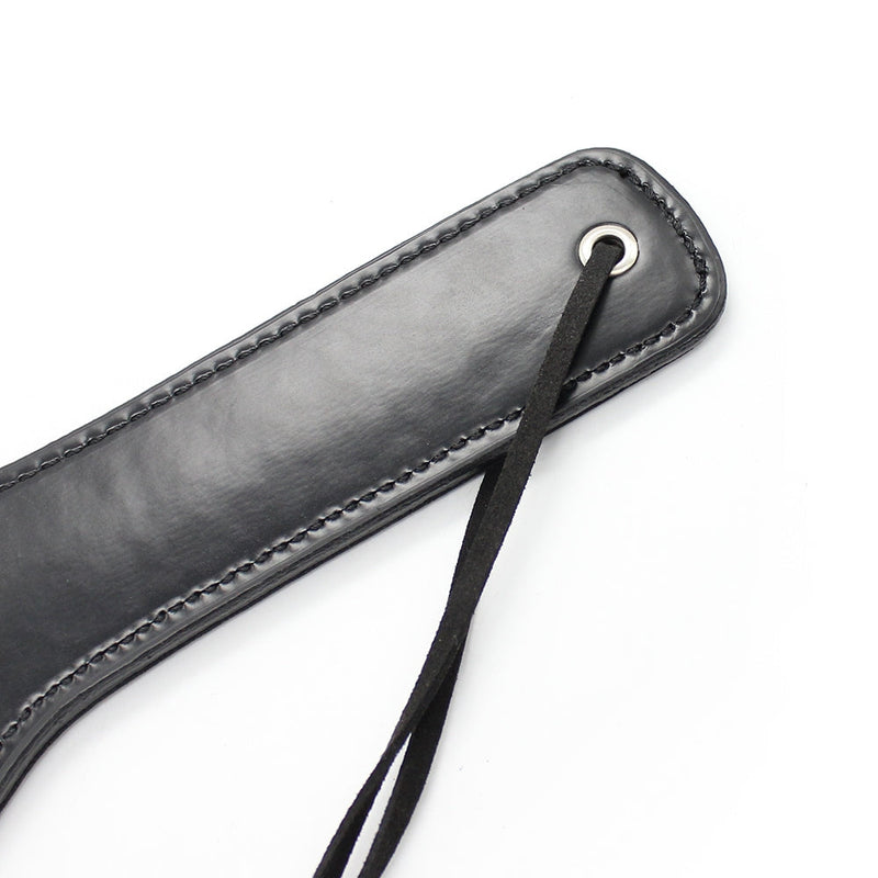 Smart Moves - Ovalen Paddle met Studs - 30 cm - Zwart-laced-up.nl