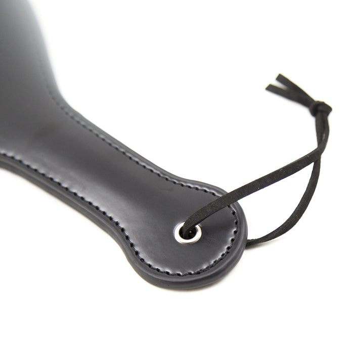 Smart Moves - Ronde Paddle - 27 cm - PU Leer - Zwart-Erotiekvoordeel.nl