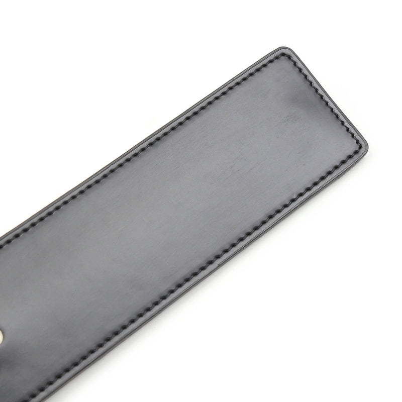 Smart Moves - Rechte Paddle - Handvat met Studs - PU Leer - Zwart-laced-up.nl