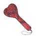 Smart Moves - Heart Paddle 28cm Red/Black-Erotiekvoordeel.nl