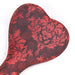 Smart Moves - Heart Paddle 28cm Red/Black-Erotiekvoordeel.nl