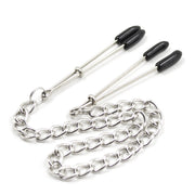 Smart Moves - Pincet Tepelklemmen aan Ketting - Verstelbaar - Zilver-laced-up.nl