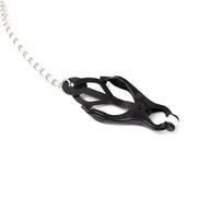 Smart Moves - Zwarte Tepelklemmen met Ketting naar Cockring-laced-up.nl