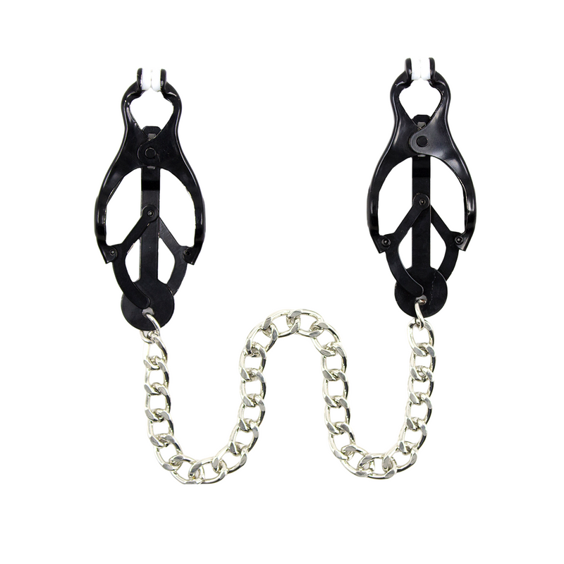 Smart Moves - Nipple Clamps Silver/Black-laced-up.nl