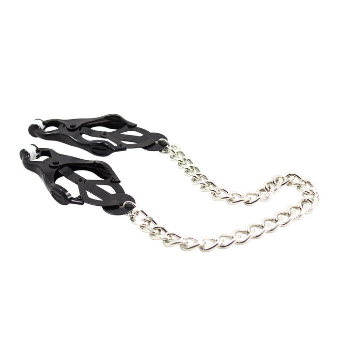 Smart Moves - Nipple Clamps Silver/Black-Erotiekvoordeel.nl