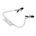 Smart Moves - Daddy Nipple Clamps Chain Silver/Black-Erotiekvoordeel.nl