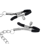 Smart Moves - SLUT Nipple Clamps Chain Silver/Black-laced-up.nl