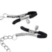 Smart Moves - SLUT Nipple Clamps Chain Silver/Black-Erotiekvoordeel.nl