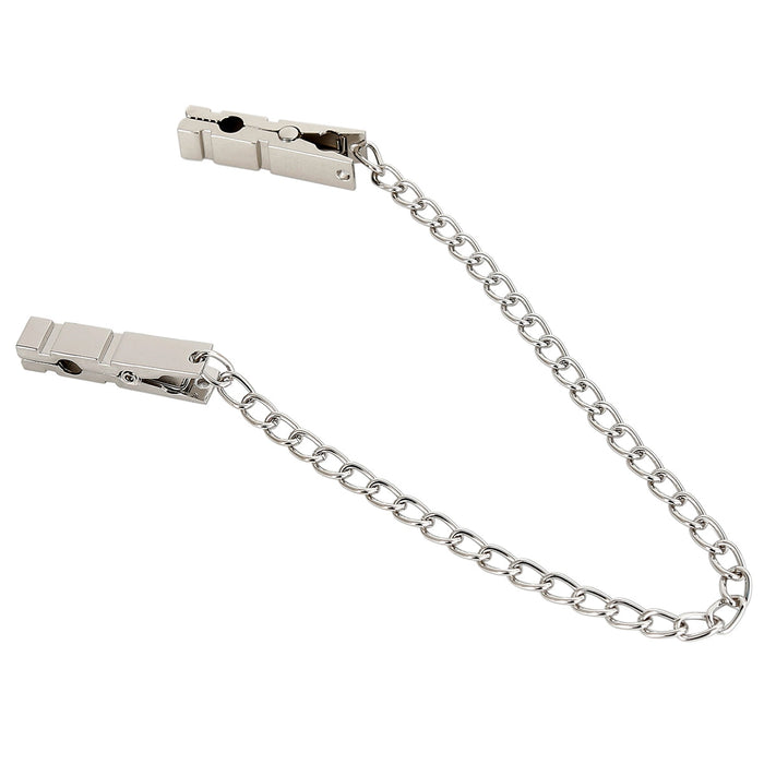 Smart Moves - Nipple Clamps/Chain Silver/Black-Erotiekvoordeel.nl