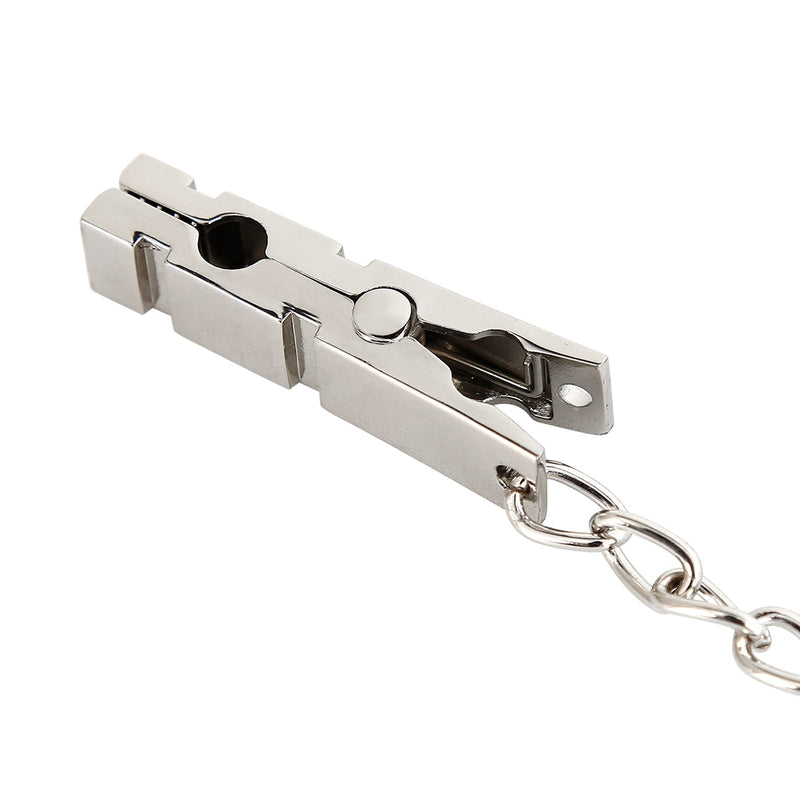 Smart Moves - Nipple Clamps/Chain Silver/Black-laced-up.nl