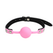 Smart Moves - Silicone Ball Gag Black/Pink-Erotiekvoordeel.nl