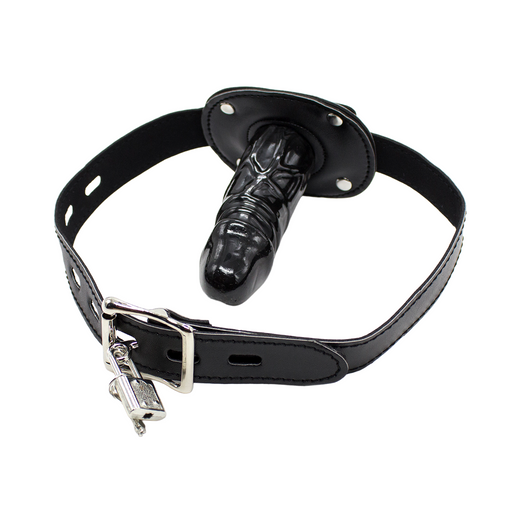 Smart Moves - Dildo Gag L Black-Erotiekvoordeel.nl