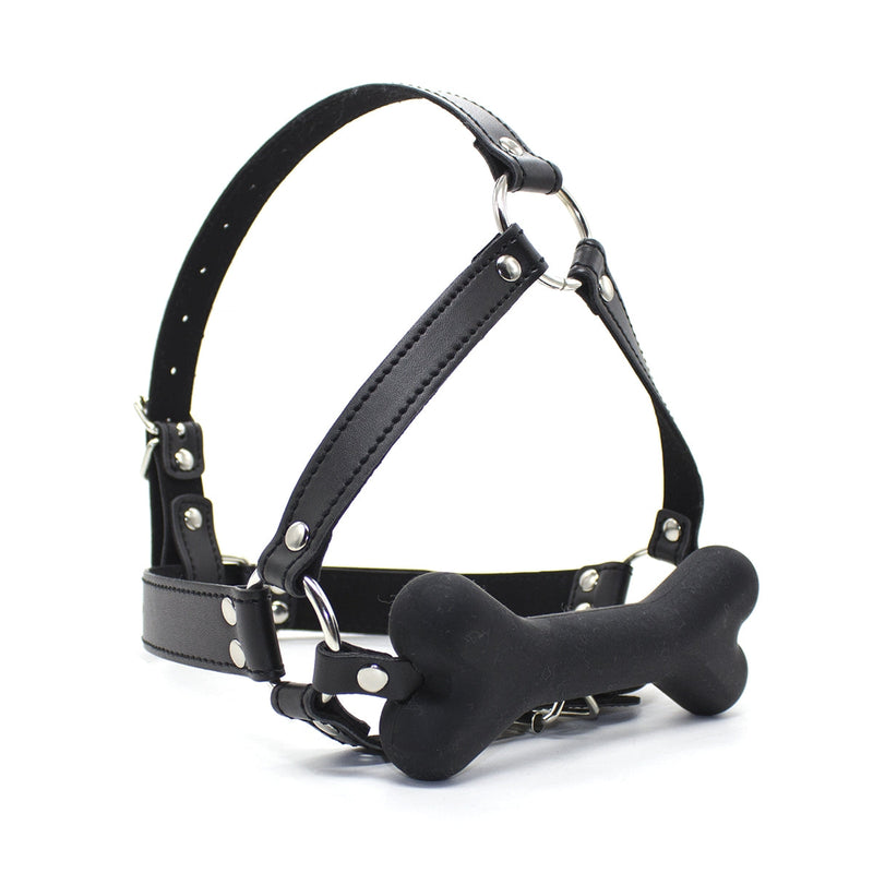Smart Moves - Full Head Bone Gag Black-laced-up.nl