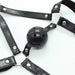 Smart Moves - Full Head Ball Gag Black-Erotiekvoordeel.nl