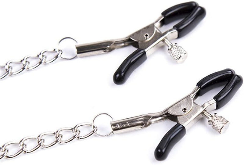 Smart Moves - Silicone Gag/Nipple Clamps Black/Red-laced-up.nl