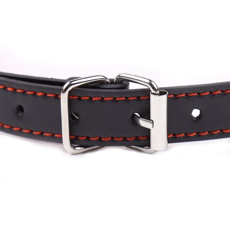 Smart Moves - Silicone Bone Gag Black/Red-laced-up.nl