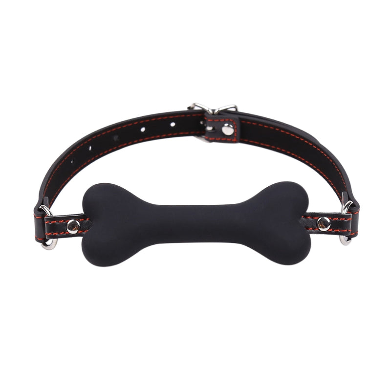 Smart Moves - Silicone Bone Gag Black-laced-up.nl