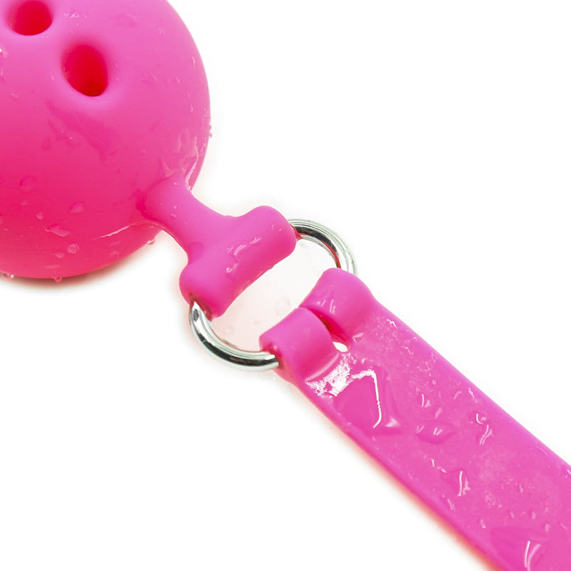 Smart Moves - Silicone Ball Gag - Roze