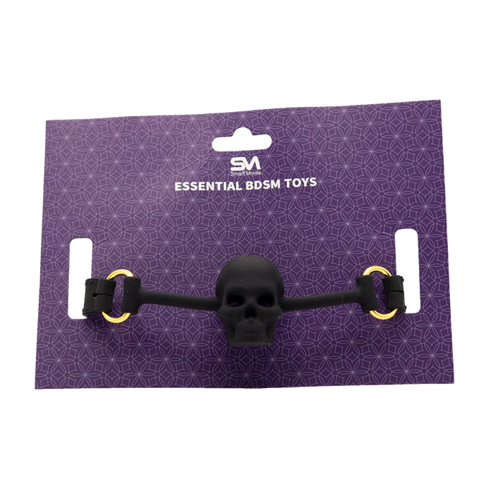 Smart Moves - Skull Gag Black-Erotiekvoordeel.nl