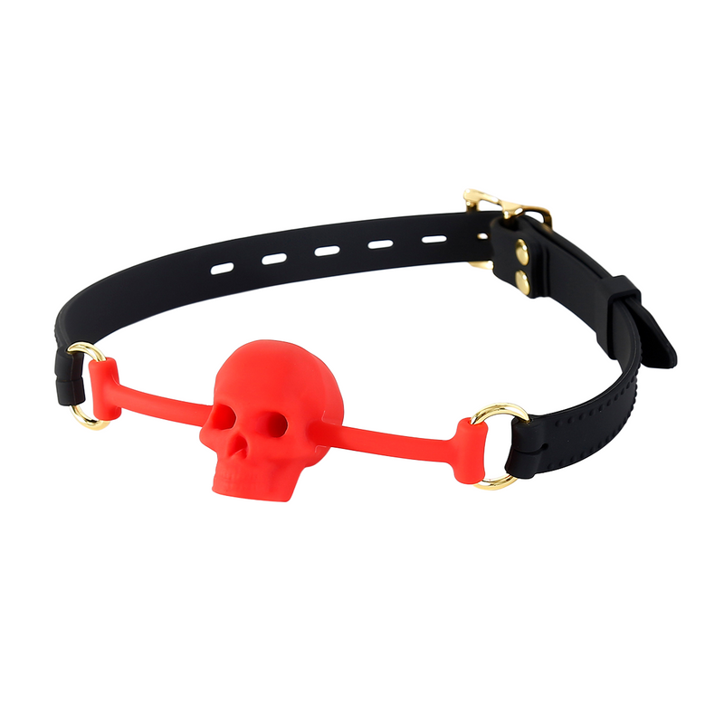 Smart Moves - Skull Gag Red-laced-up.nl