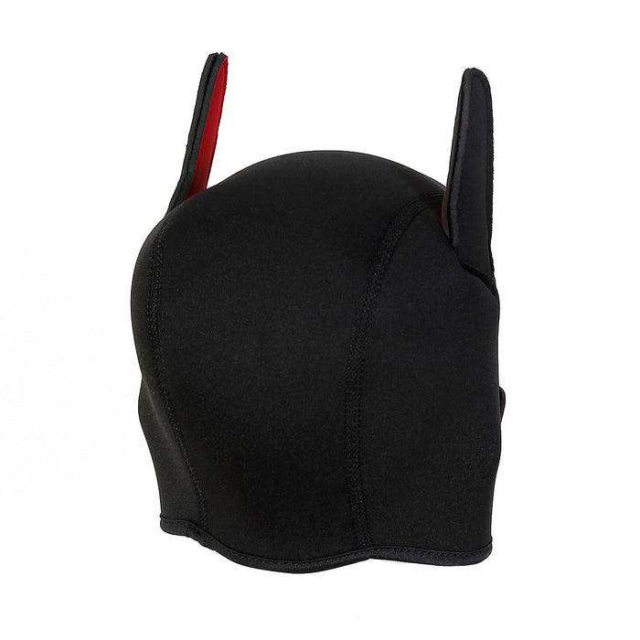 Fixxx - Hondenmasker - Puppy Hood - Zwart/Roze-Erotiekvoordeel.nl