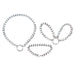 Smart Moves - Ketting Collar met Verbonden Handboeien - Zilver-Erotiekvoordeel.nl
