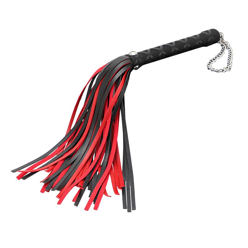 Fixxx - Luxury Whip Zwart Rood-Erotiekvoordeel.nl