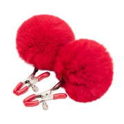 Fixxx - Super Fluffy Breast Clamps Rood-Erotiekvoordeel.nl