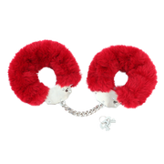Fixxx - Super Fluffy Hand Cuffs Rood-Erotiekvoordeel.nl