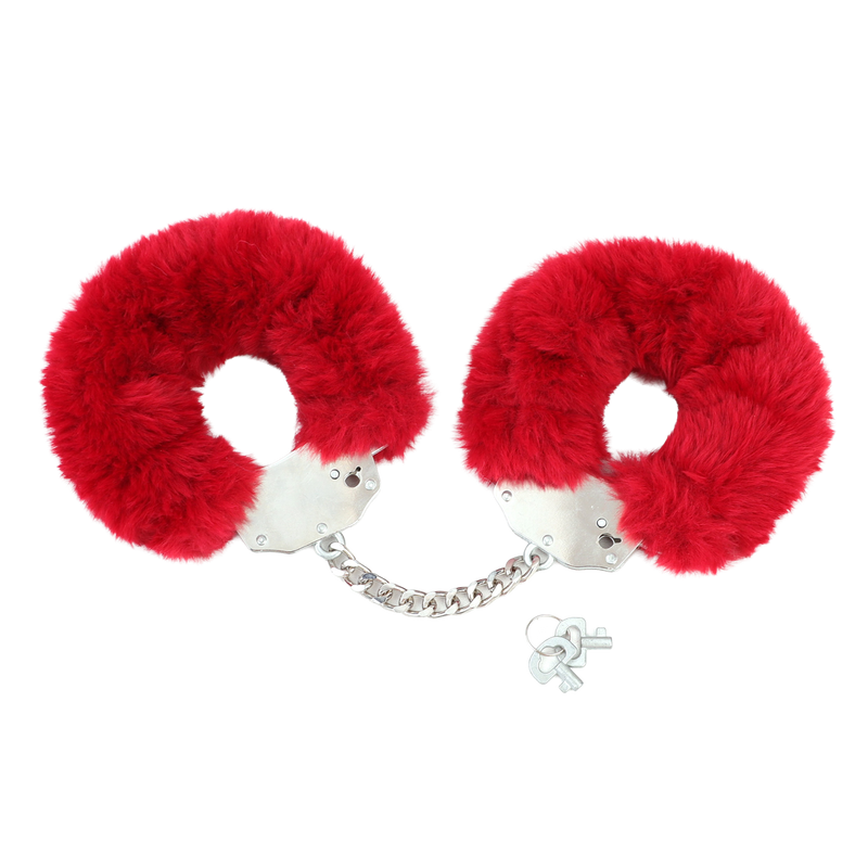 Fixxx - Super Fluffy Hand Cuffs Rood-Erotiekvoordeel.nl