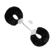 Fixxx - Super Fluffy Hand Cuffs Zwart-Erotiekvoordeel.nl