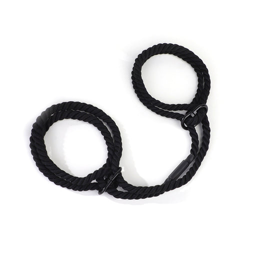 Fixxx - Cotton Rope Cuffs Zwart-Erotiekvoordeel.nl