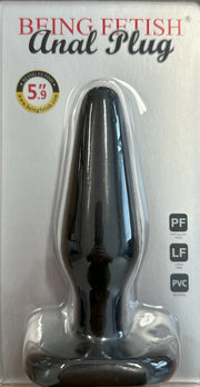 Being Fetish – Anaal Plug – Zwart – 15 x 4 cm-laced-up.nl