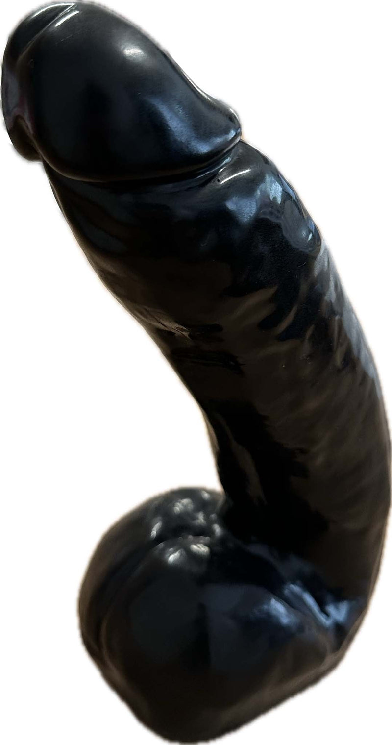 Being Fetish - PVC Dildo - 29 cm - Zwart
