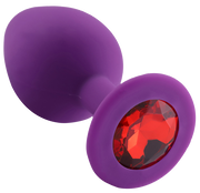 PLGZ - Rosebud Silicone Anal Plug large Purple - Rood-Erotiekvoordeel.nl