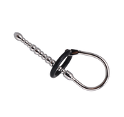 Fixxx - Penis Plug 8mm with Cockring Silver-Erotiekvoordeel.nl