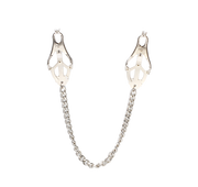 Fixxx - Nipple Clamps with Chain (2pcs) Silver-Erotiekvoordeel.nl