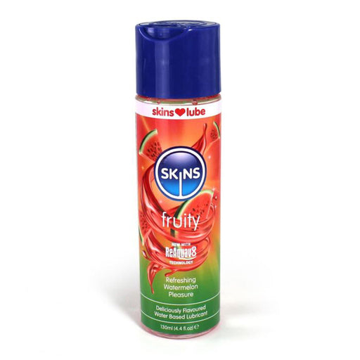 Skins - Watermeloen - Glijmiddel met Smaakje - Waterbasis - 130 ml-Erotiekvoordeel.nl