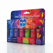 Skins - Sampler Pack Glijmiddelen - Vital & Fruity - 6 x 12 ml-laced-up.nl