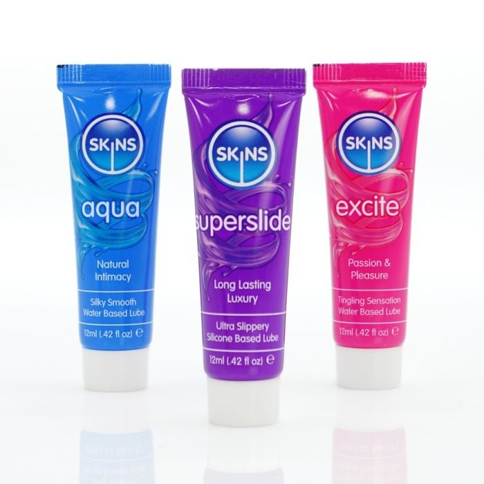 Skins - Sampler Pack - Glijmiddel op Waterbasis - Vital - 3 x 12 ml-laced-up.nl